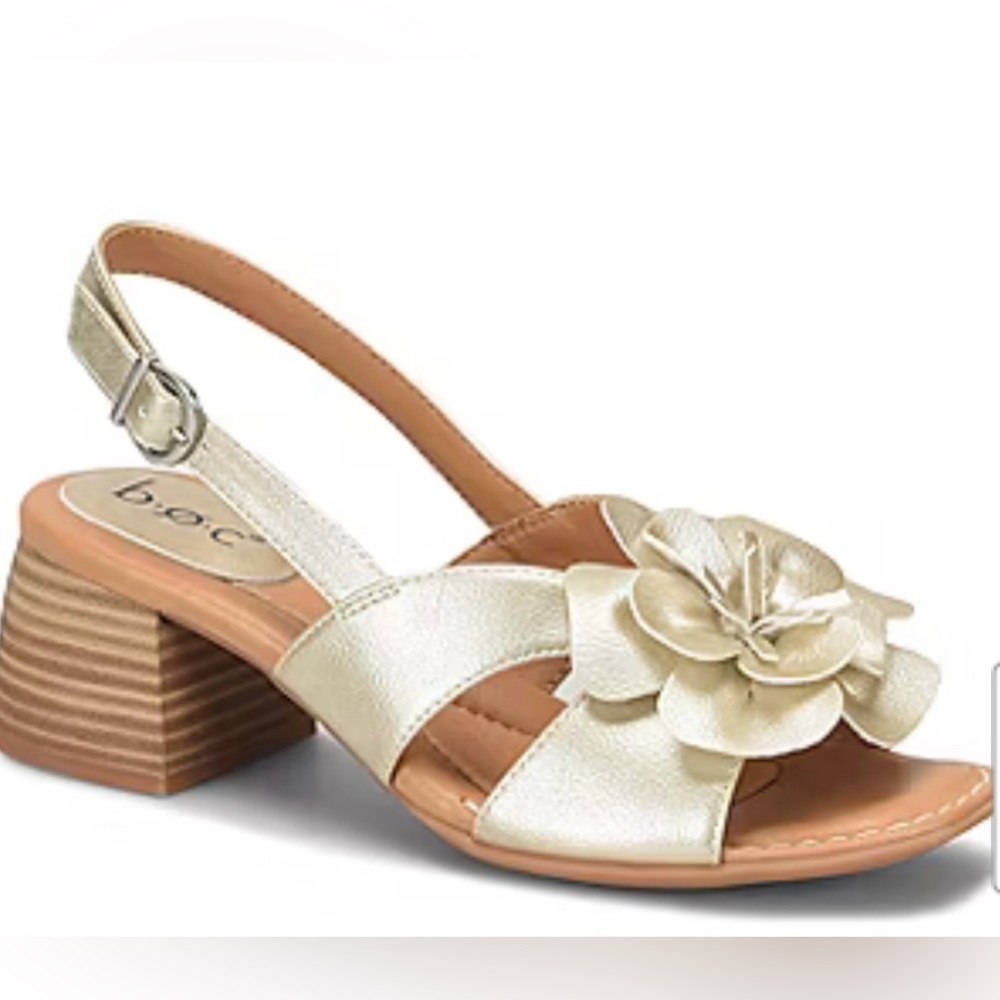 BOC by Born Womens Winona Heeled Sandals Champagne Color Size 9 & Size 11- NEW